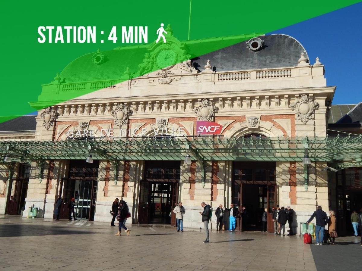 2 Bedroom - Hyper Center - Kitchen - Tramway - Balcony - Air Conditioner - Wifi Nice Buitenkant foto